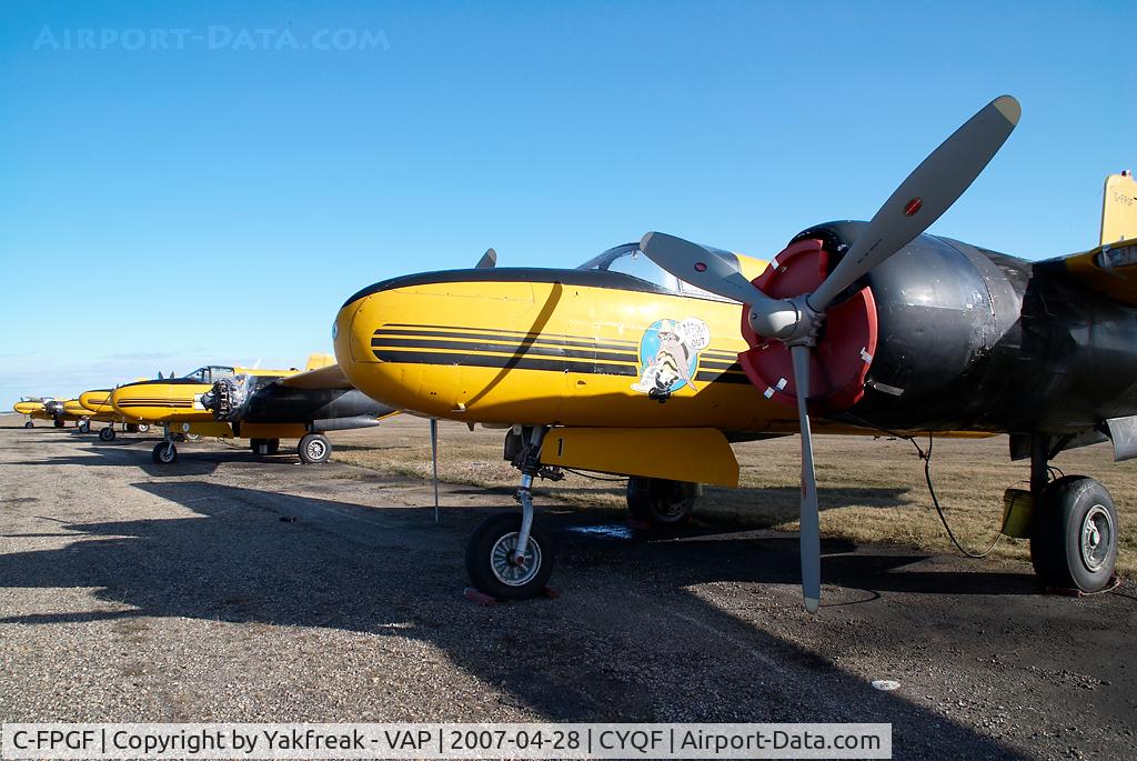 C-FPGF, 1945 Douglas A-26B Invader C/N 29154, Air Spray Douglas A26