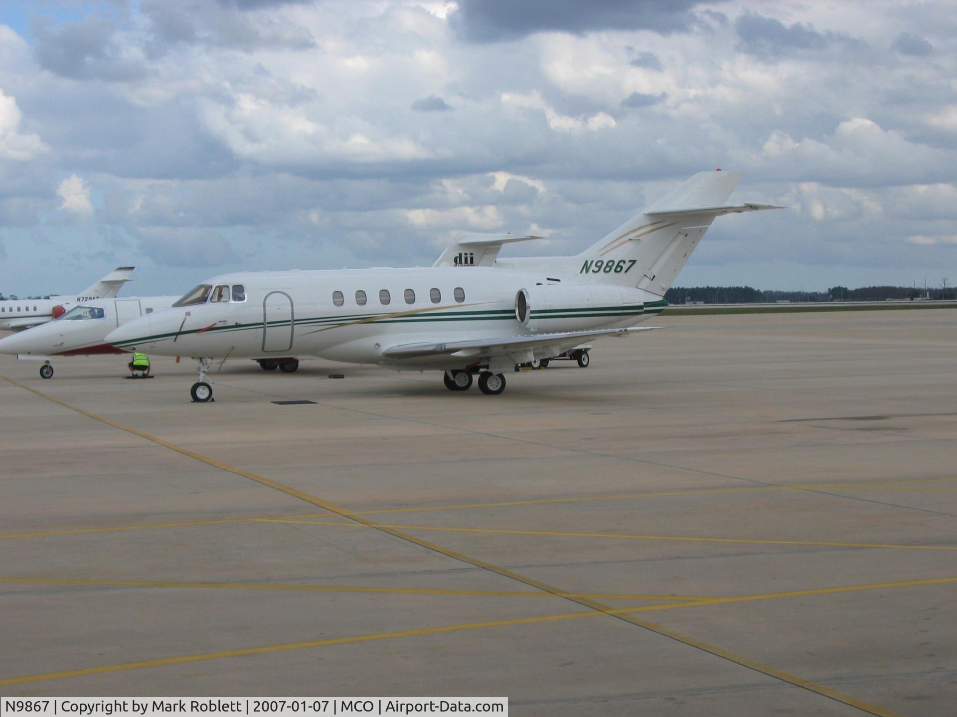 N9867, 2004 Raytheon Hawker 800XP C/N 258678, hawker 800XP