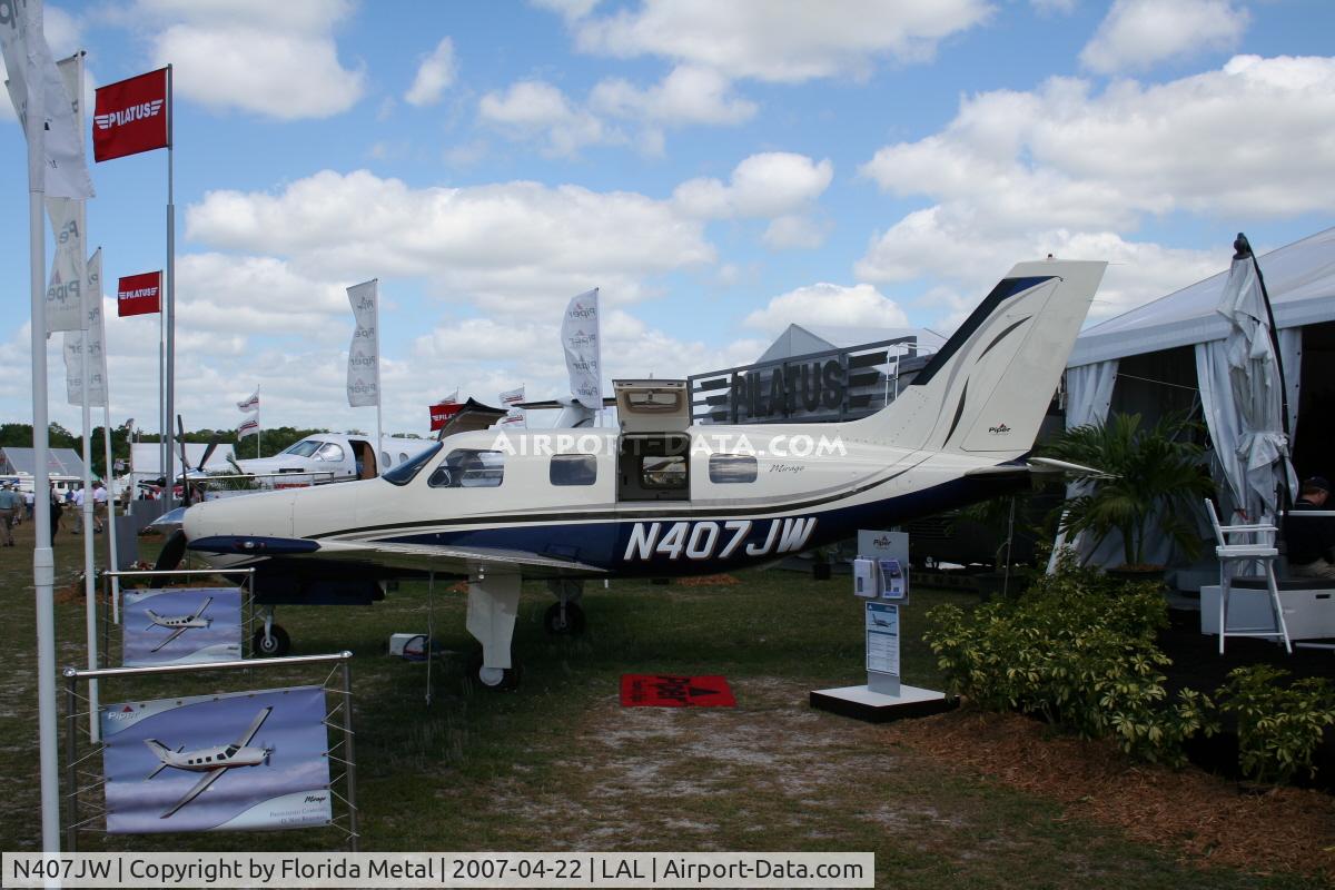 N407JW, 2007 Piper PA-46-350P Malibu Mirage C/N 463407, PA46
