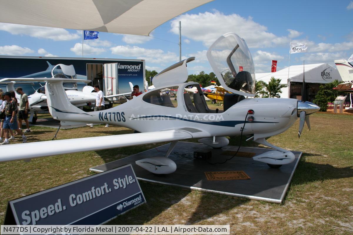 N477DS, 2007 Diamond DA-40 Diamond Star C/N 40.777, DA40
