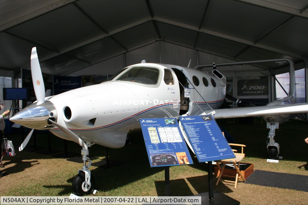 N504AX, 2004 Adam Aircraft A500 C/N 0004, A500