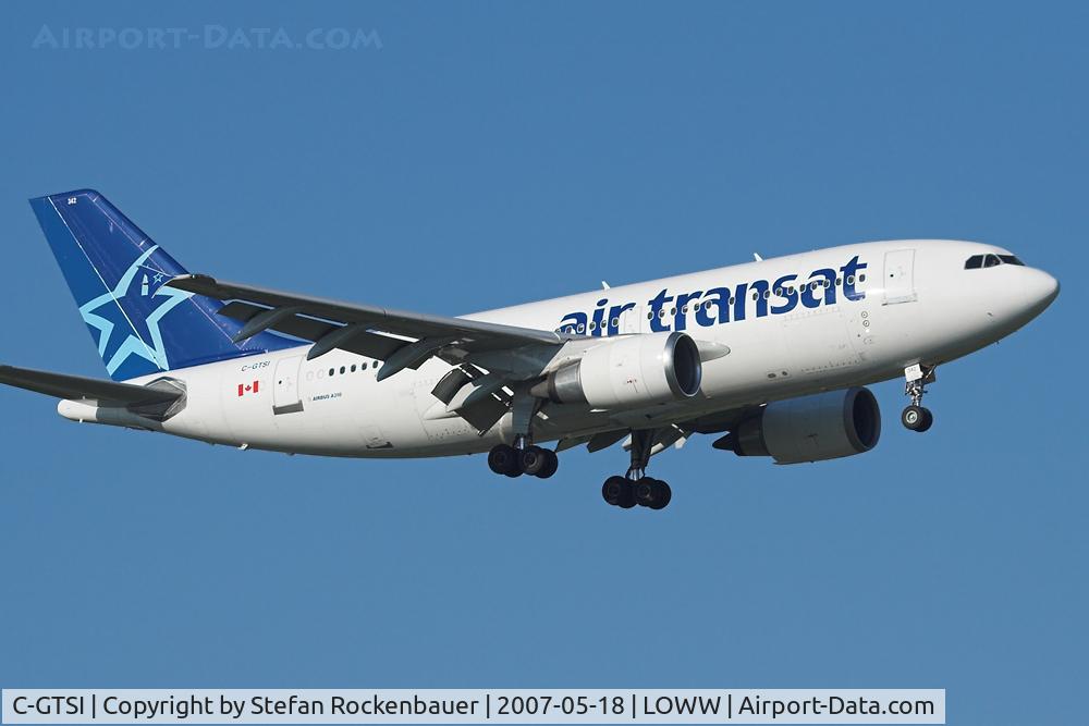 C-GTSI, 1991 Airbus A310-308 C/N 595, Air Transat comming from Toronto.
