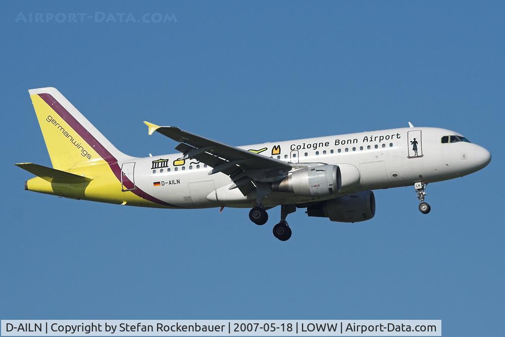 D-AILN, 1997 Airbus A319-114 C/N 700, Germanwings A319.