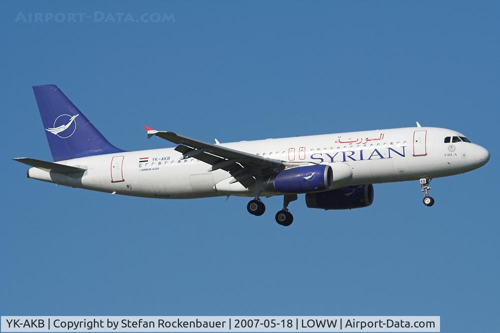 YK-AKB, 1998 Airbus A320-232 C/N 918, Syrian Airbus.