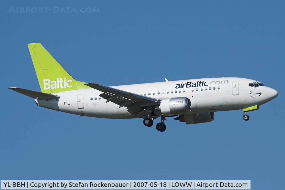 YL-BBH, 1990 Boeing 737-548 C/N 24968, Air Baltic bobby.