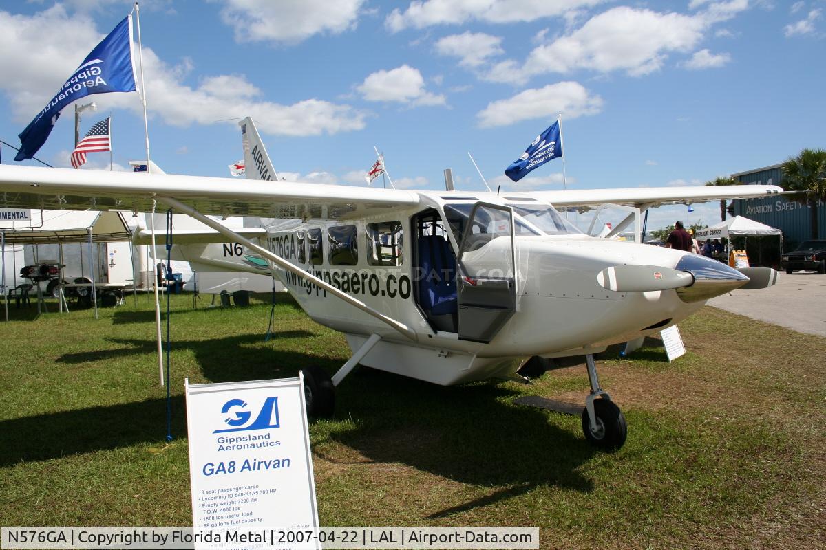 N576GA, 2005 Gippsland GA-8 Airvan C/N GA8-05-076, GA-8