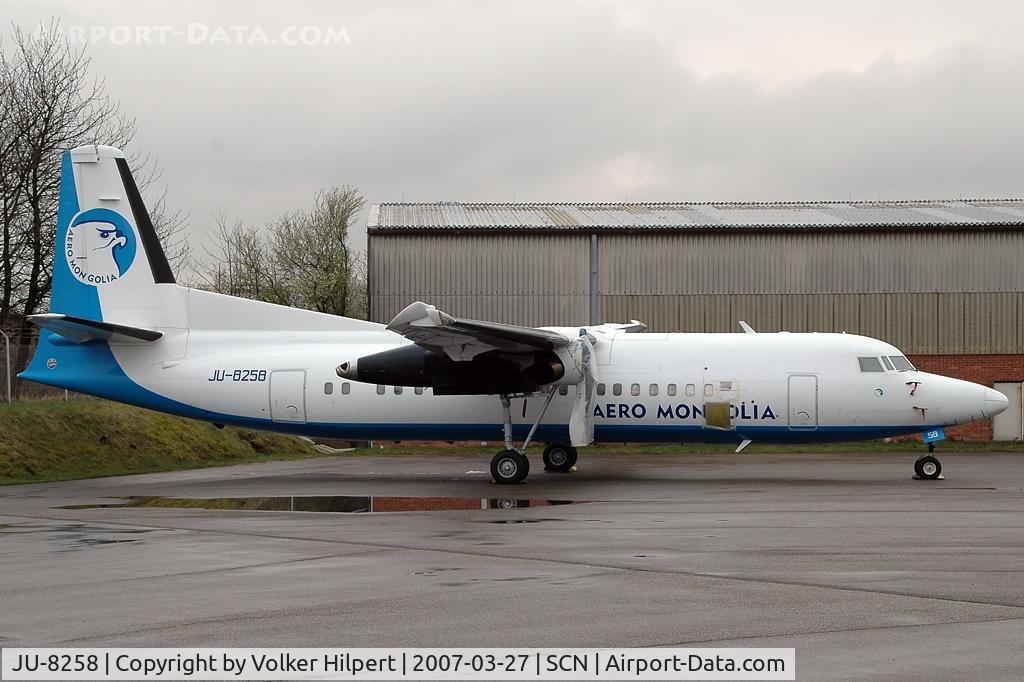 JU-8258, 1992 Fokker 50 C/N 20258, Fokker F50