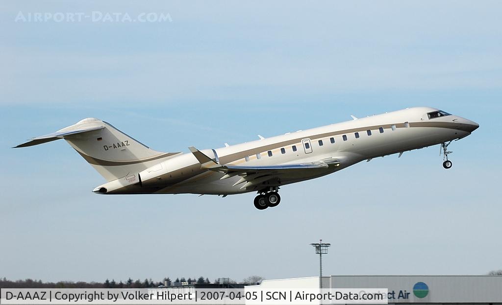 D-AAAZ, 2005 Bombardier BD-700-1A11 Global 5000 C/N 9170, Bombardier Global 5000 of Cirrus Aviation