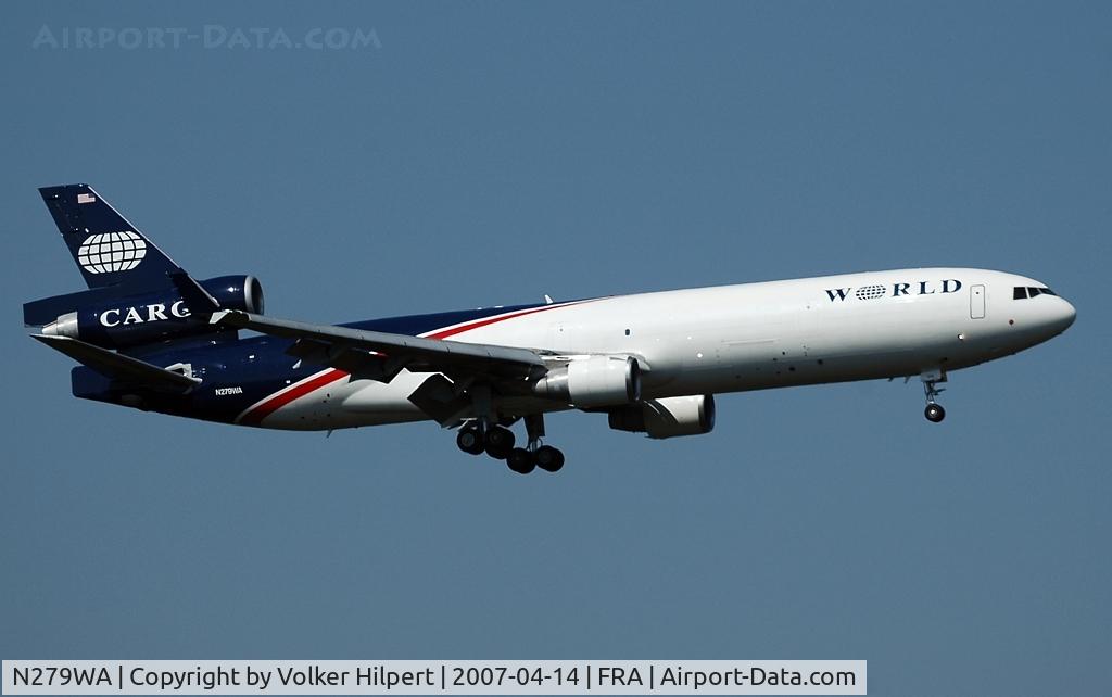N279WA, 1998 McDonnell Douglas MD-11F C/N 48756, very nice design