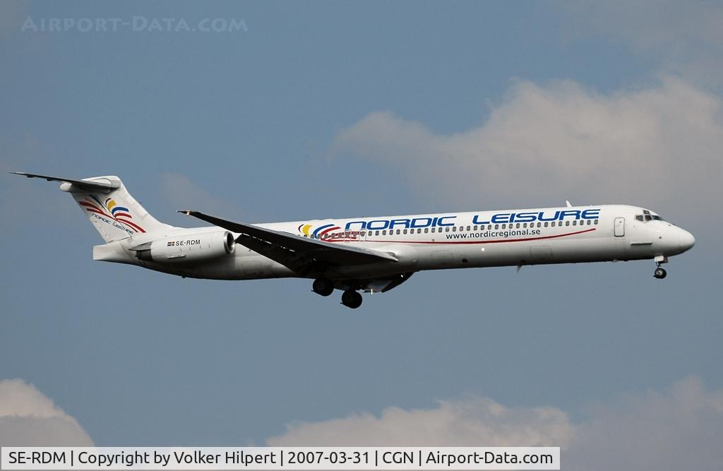 SE-RDM, 1987 McDonnell Douglas MD-83 (DC-9-83) C/N 49662, operating for Germanwings