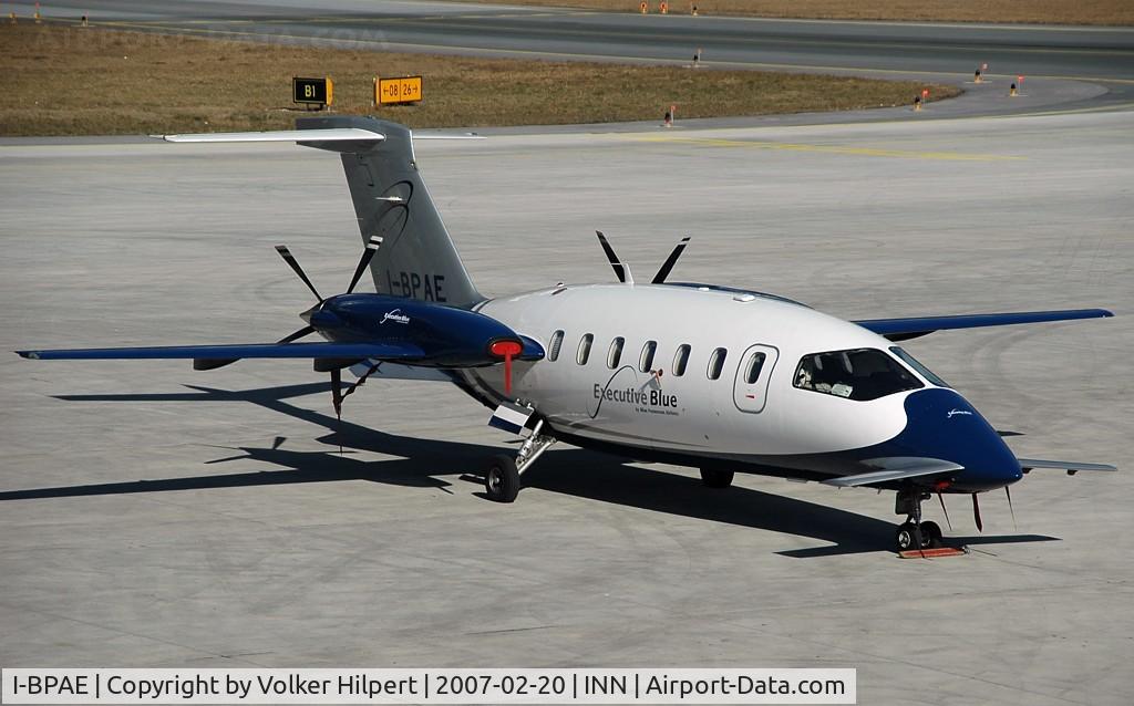 I-BPAE, 2004 Piaggio P-180 Avanti C/N 1081, Blue Panorama