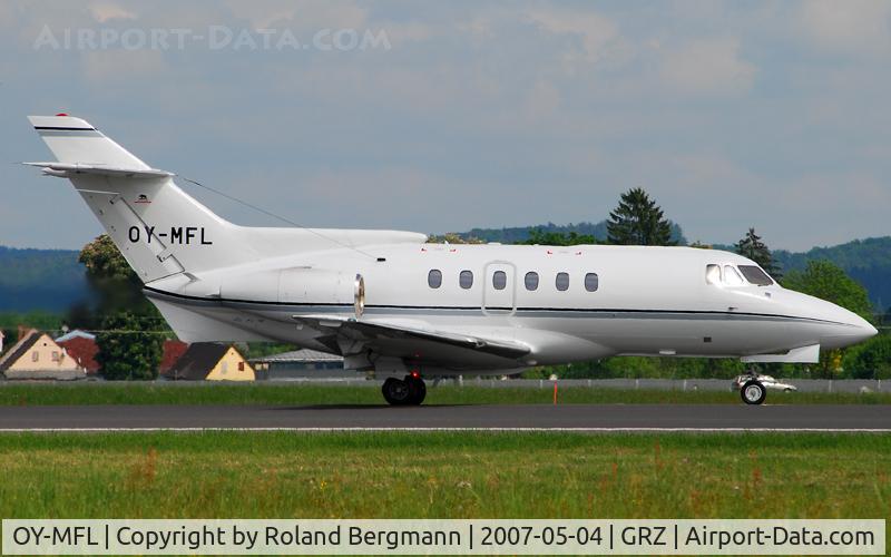 OY-MFL, 1980 British Aerospace BAe.125-700B C/N 257103, Hawker 700b