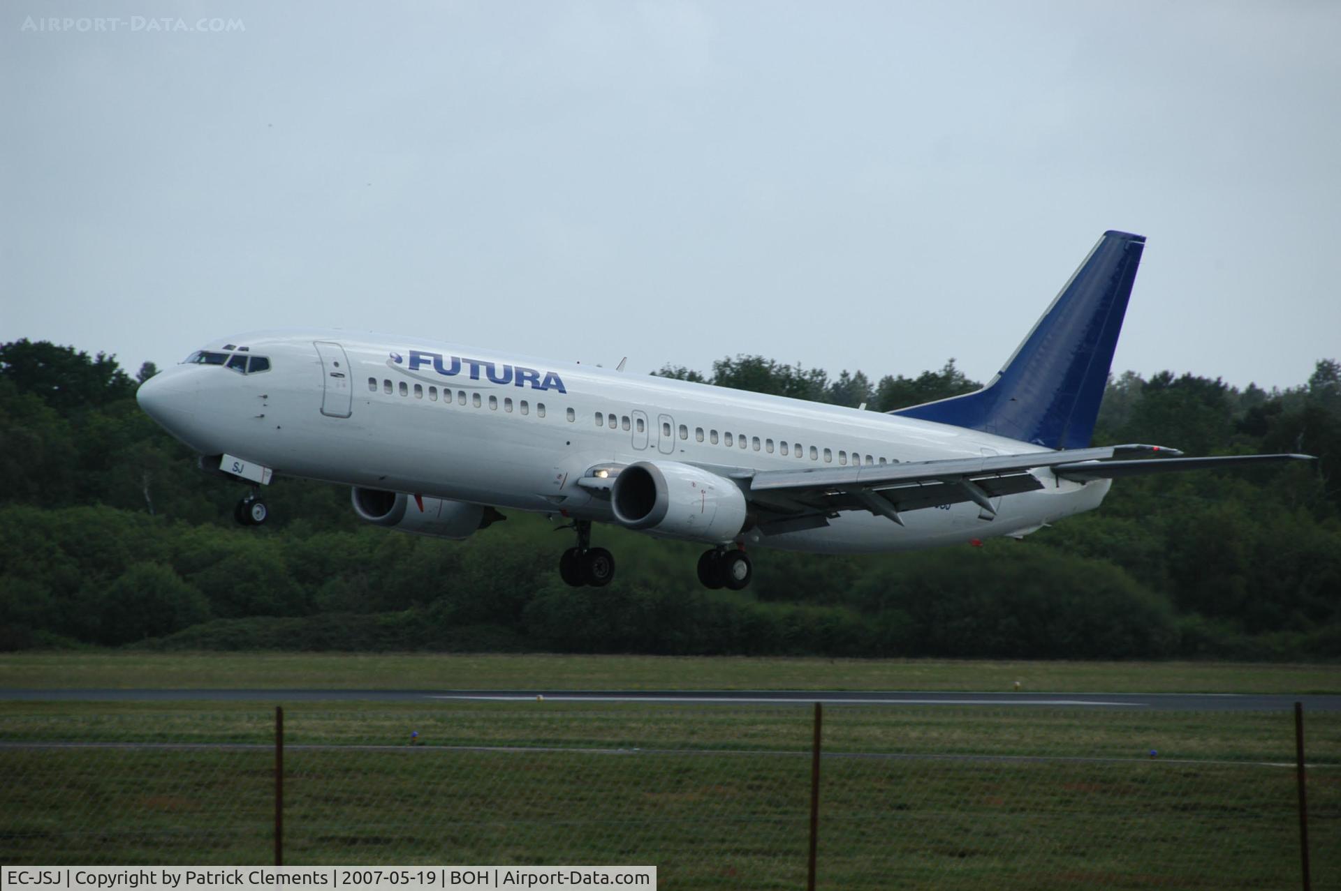 EC-JSJ, 1989 Boeing 737-4K5 C/N 24126, FUTURA BOEING 737