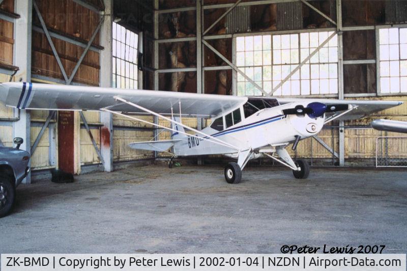 ZK-BMD, 1946 Taylorcraft J Auster 5 C/N 1035, built June 1944, converted Lycoming motor 1980
