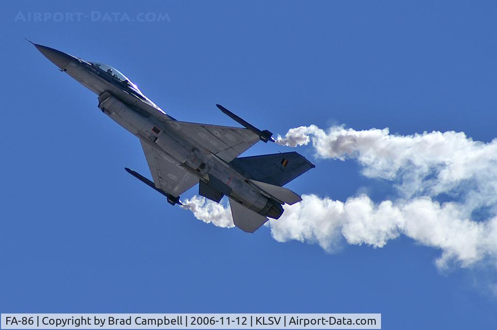 FA-86, SABCA F-16AM Fighting Falcon C/N 6H-86, Belgium Air Force F-16AM Falcon / Aviation Nation - 2006