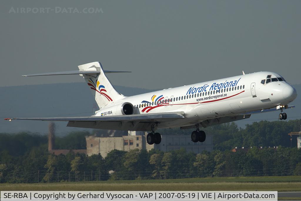 SE-RBA, 1987 McDonnell Douglas MD-87 (DC-9-87) C/N 49403, 