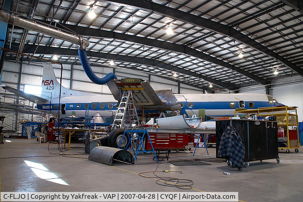 C-FLJO, Lockheed L-188C Electra C/N 1103, Air Spray Lockheed Electra still in NASA cs