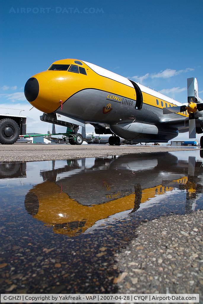 C-GHZI, 1959 Lockheed L-188C Electra C/N 2007, Air Spray Lockheed Electra - reflection