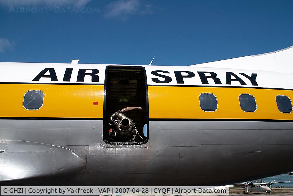 C-GHZI, 1959 Lockheed L-188C Electra C/N 2007, Air Spray Lockheed Electra APU