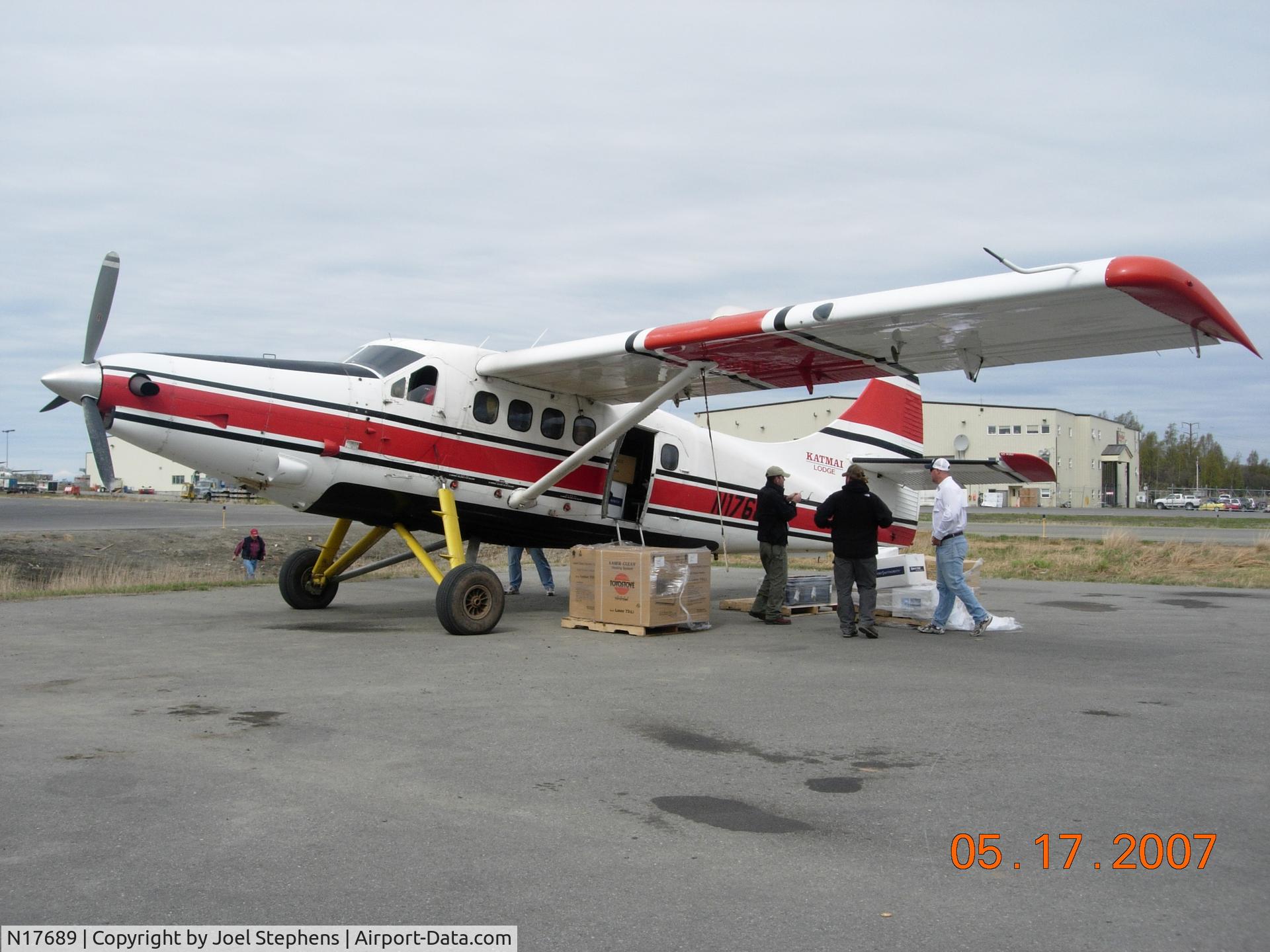 N17689, 1961 De Havilland Canada DHC-3 Otter Otter C/N 431, at airport near anchorage alaska
