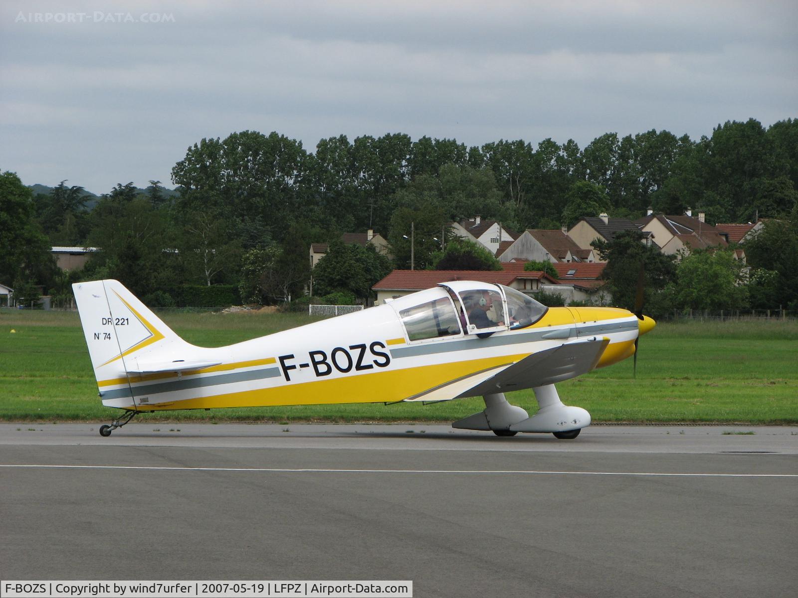 F-BOZS, CEA Jodel DR-221 Dauphin C/N 74, on it's way to HP rwy 30L
