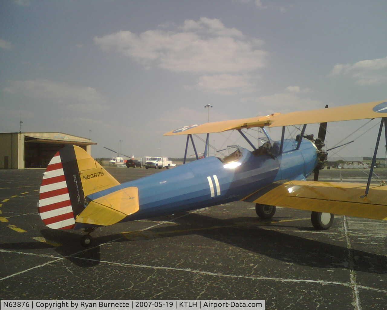 N63876, 1943 Boeing A75N1(PT17) C/N 75-5006, Taken at AirMeet 2007; Tallahassee, Florida