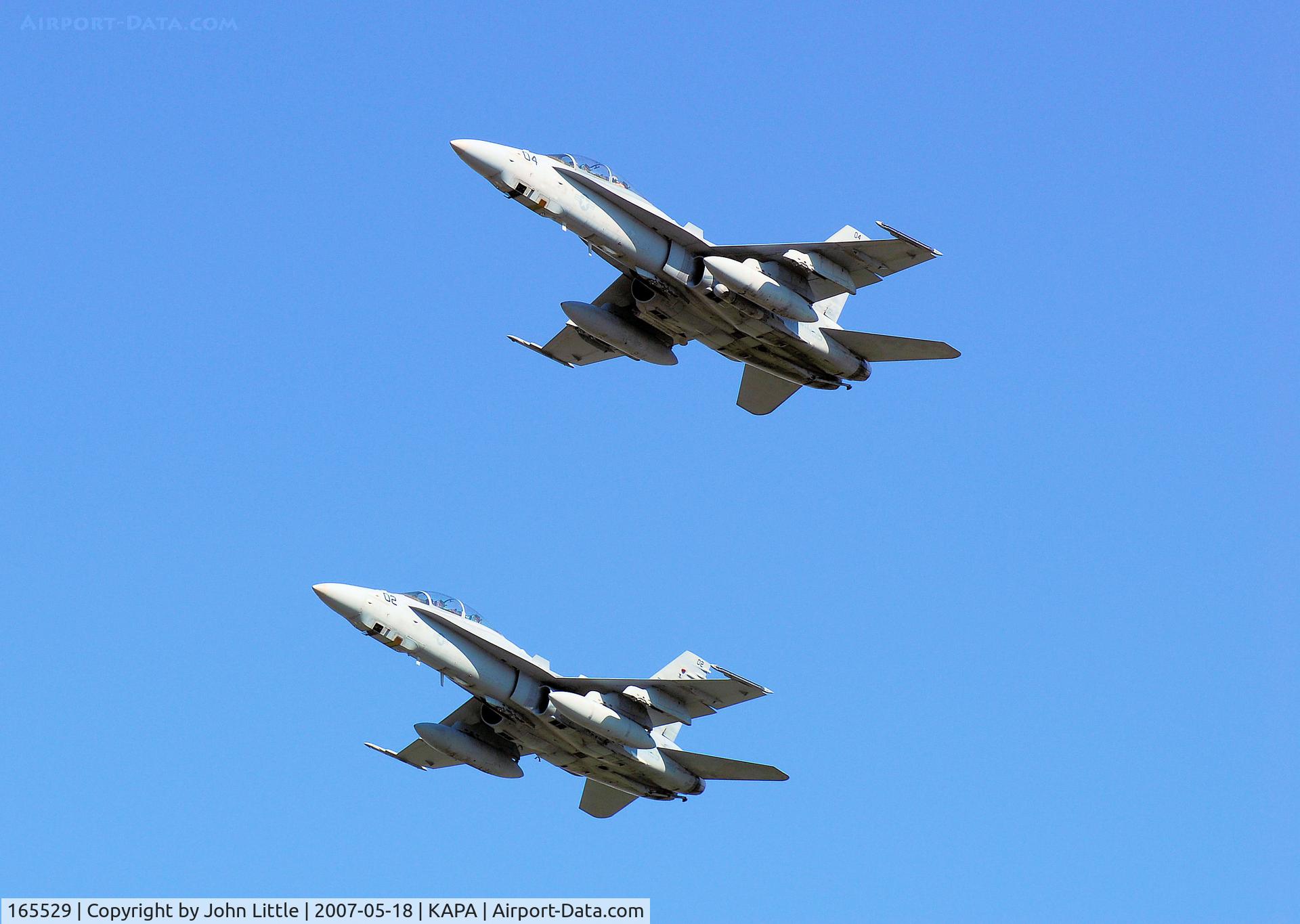 165529, Boeing F/A-18D Hornet C/N 1466/D150, Upper Aircraft, 