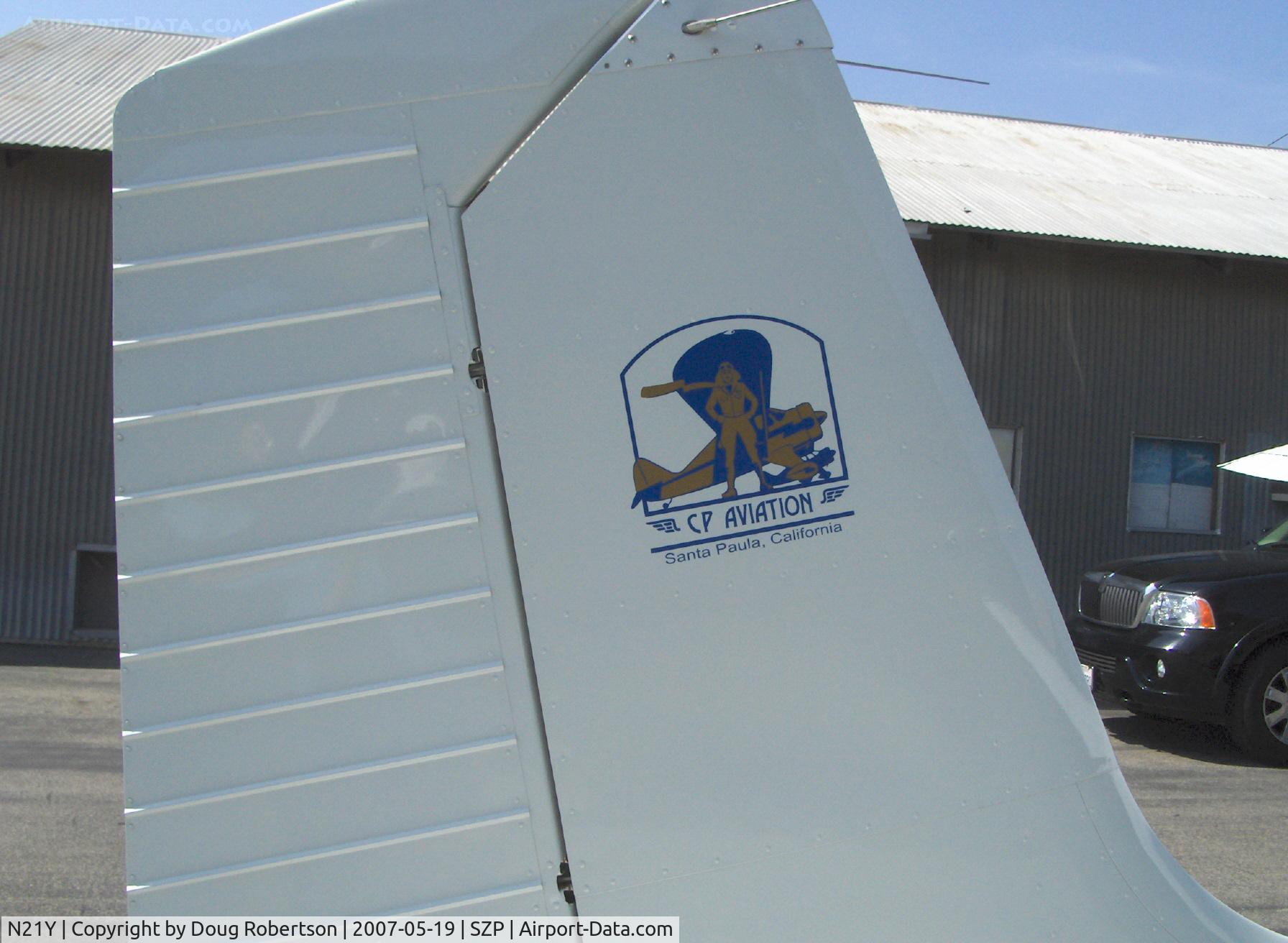 N21Y, 1954 Cessna 180 C/N 30837, 1954 Cessna 180, Continental O-470 225 Hp, CP Aviation logo