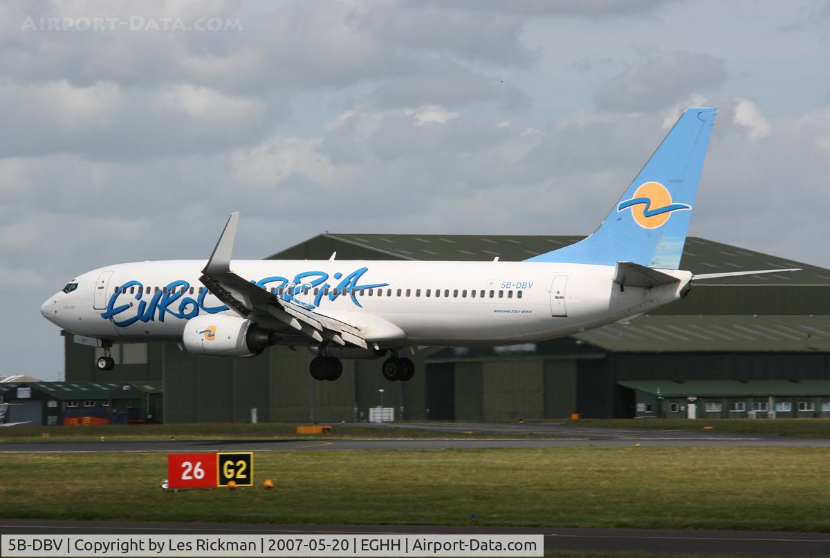 5B-DBV, 2003 Boeing 737-8Q8 C/N 30654, Boeing 737 8Q8