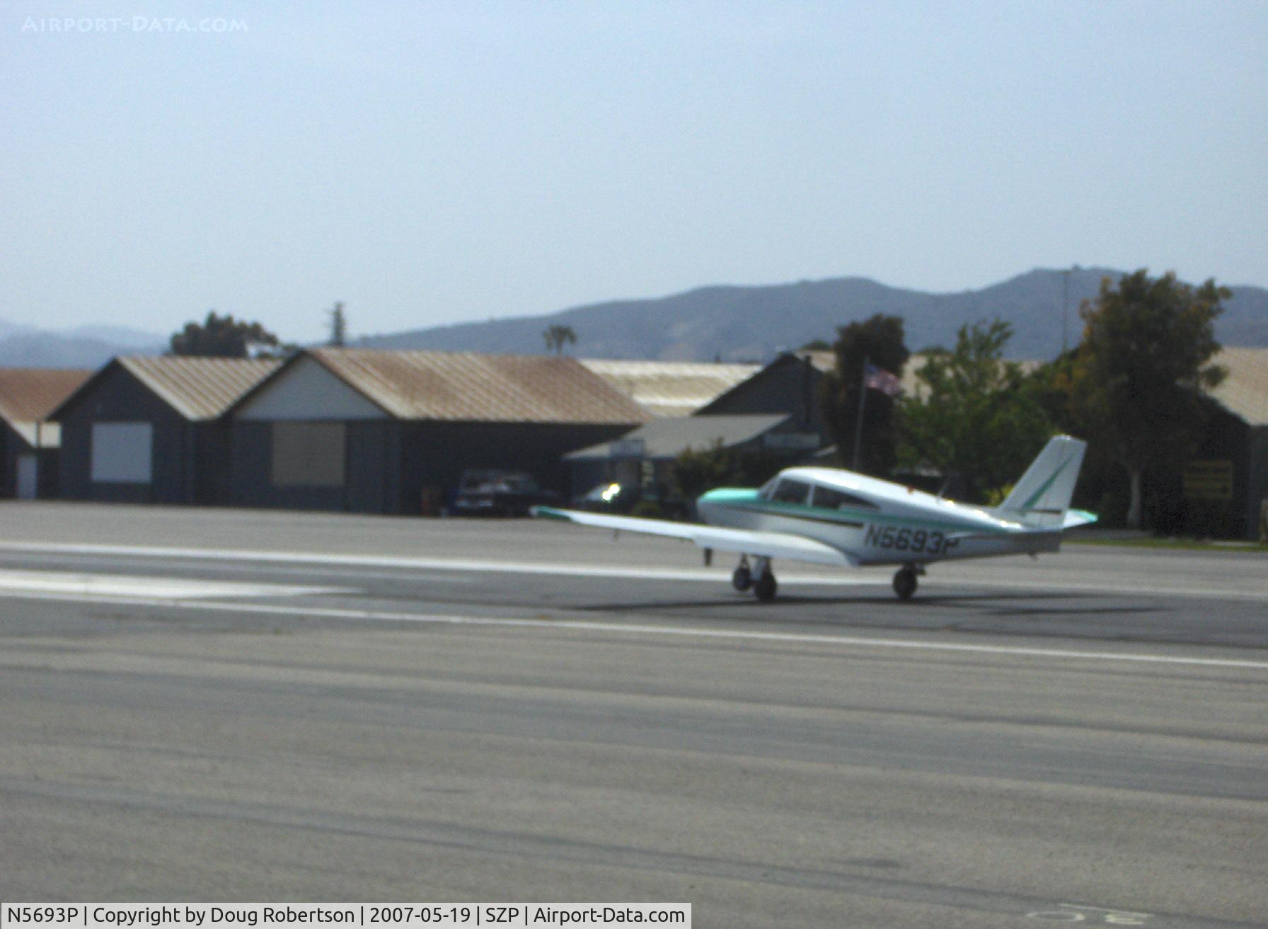 N5693P, 1959 Piper PA-24-250 Comanche C/N 24-766, 1959 Piper PA-24-250 COMANCHE, Lycoming O-540-A1A5 250 Hp, touchdown Rwy 22