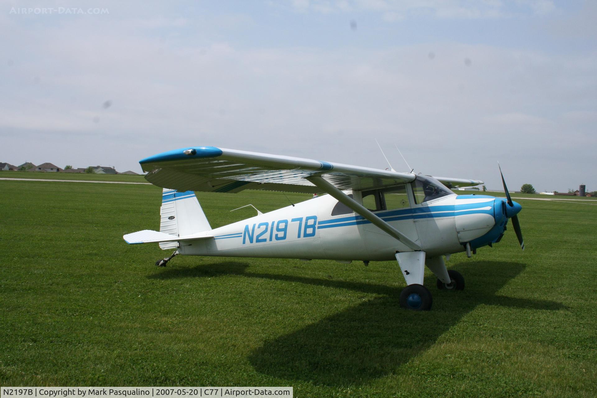 N2197B, 1949 Luscombe 8A C/N 6624, Luscombe 8A
