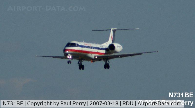 N731BE, 2000 Embraer ERJ-135LR (EMB-135LR) C/N 145356, Busy place for American birds
