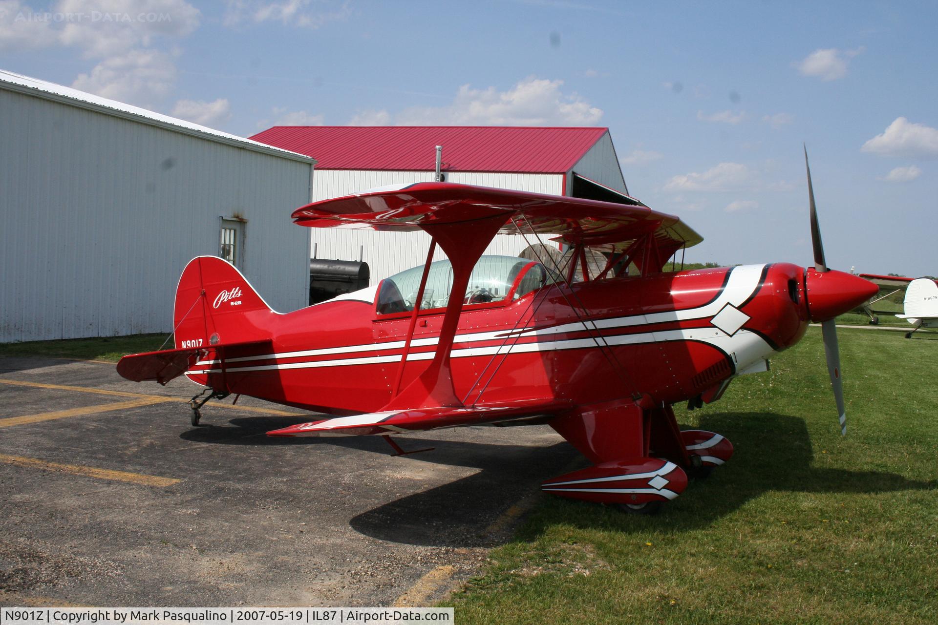 N901Z, 1987 Aerotek Pitts S-2B Special C/N 5125, Pitts S-2B