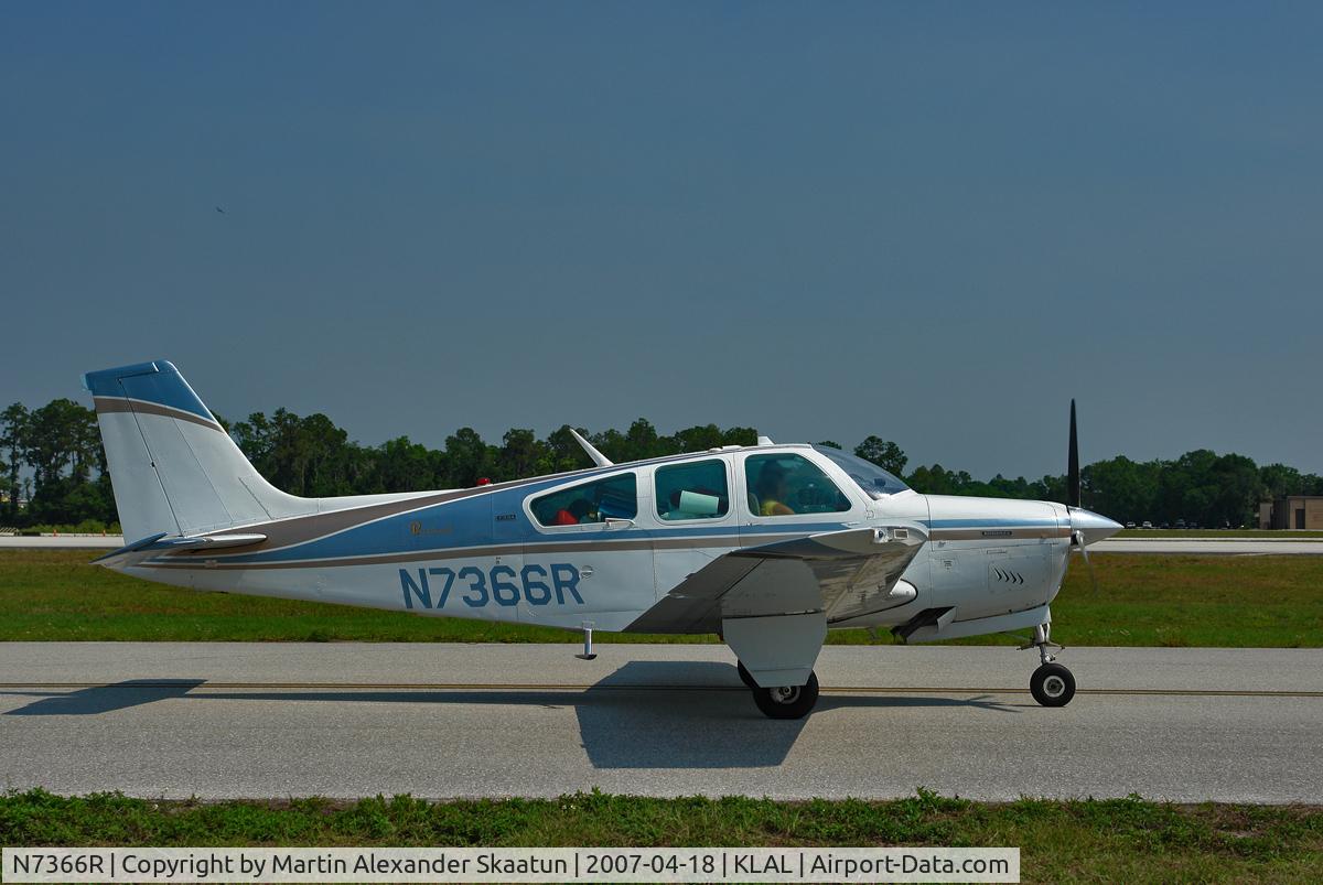 N7366R, 1974 Beech F33A Bonanza C/N CE-514, Picture taken at Sun'n Fun 2007.