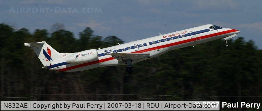 N832AE, 2002 Embraer ERJ-140LR (EMB-135KL) C/N 145627, Getting some air