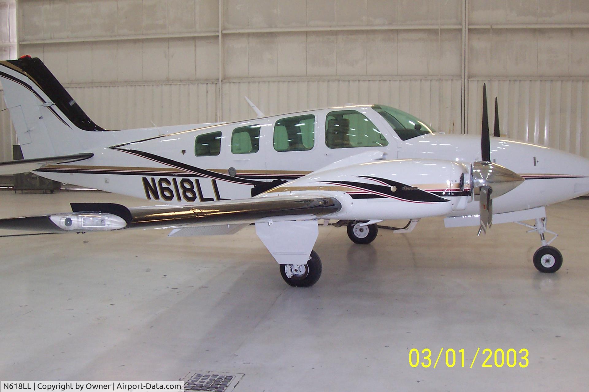 N618LL, 1981 Beech 58 Baron C/N TH-1319, New Paint