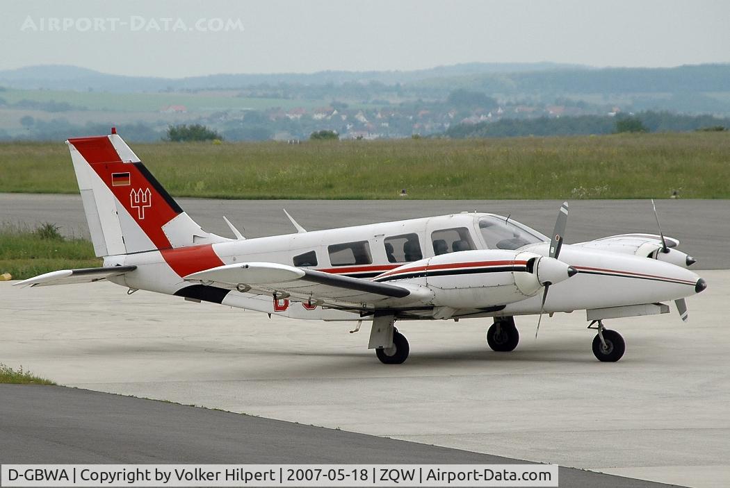 D-GBWA, 1976 Piper PA-34-200T Seneca II C/N 34-7670245, Piper PA-34-200T Seneca II