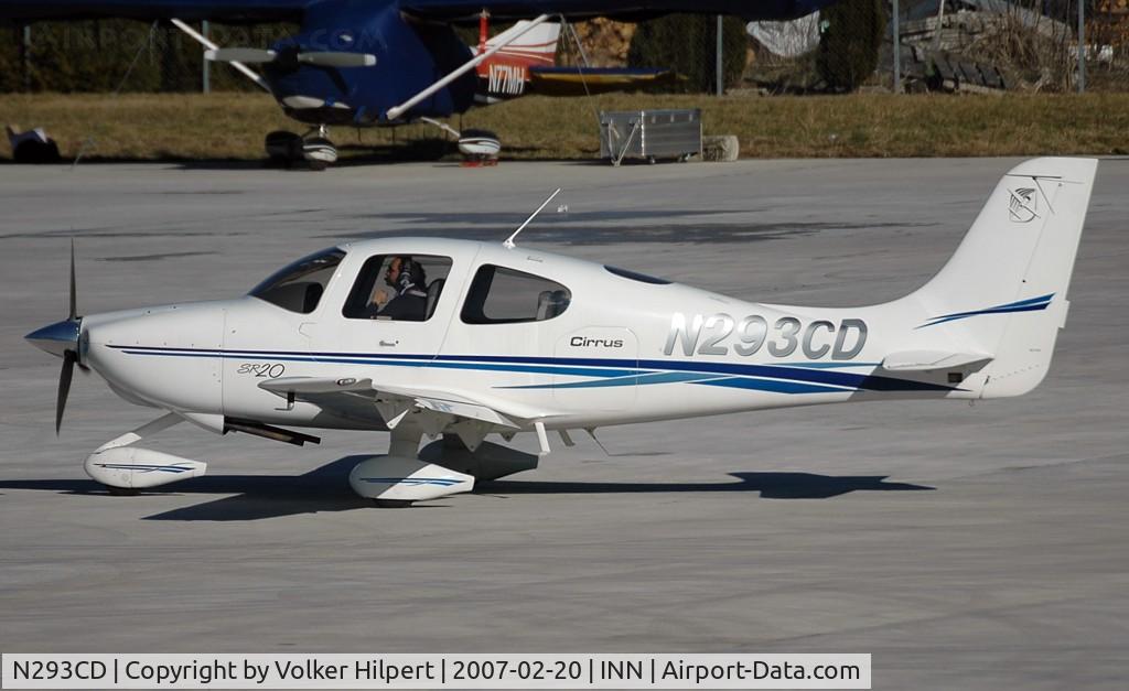 N293CD, 2002 Cirrus SR20 C/N 1202, at Innsbruck, Austria