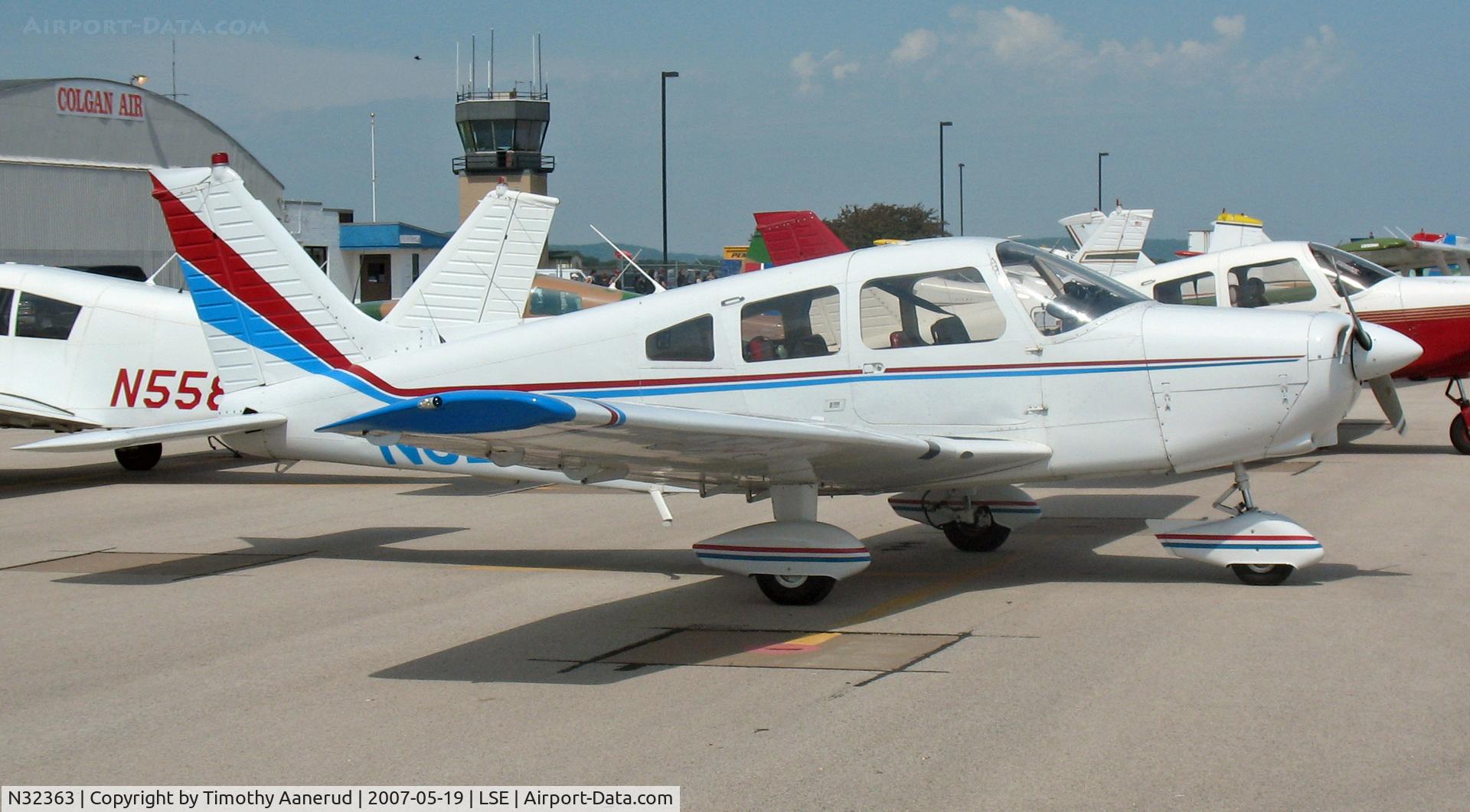 N32363, 1974 Piper PA-28-151 C/N 28-7515137, Attending the Deke Slayton Airfest in La Crosse, WI, 1974 Piper PA-28-151, c/n 28-7515137