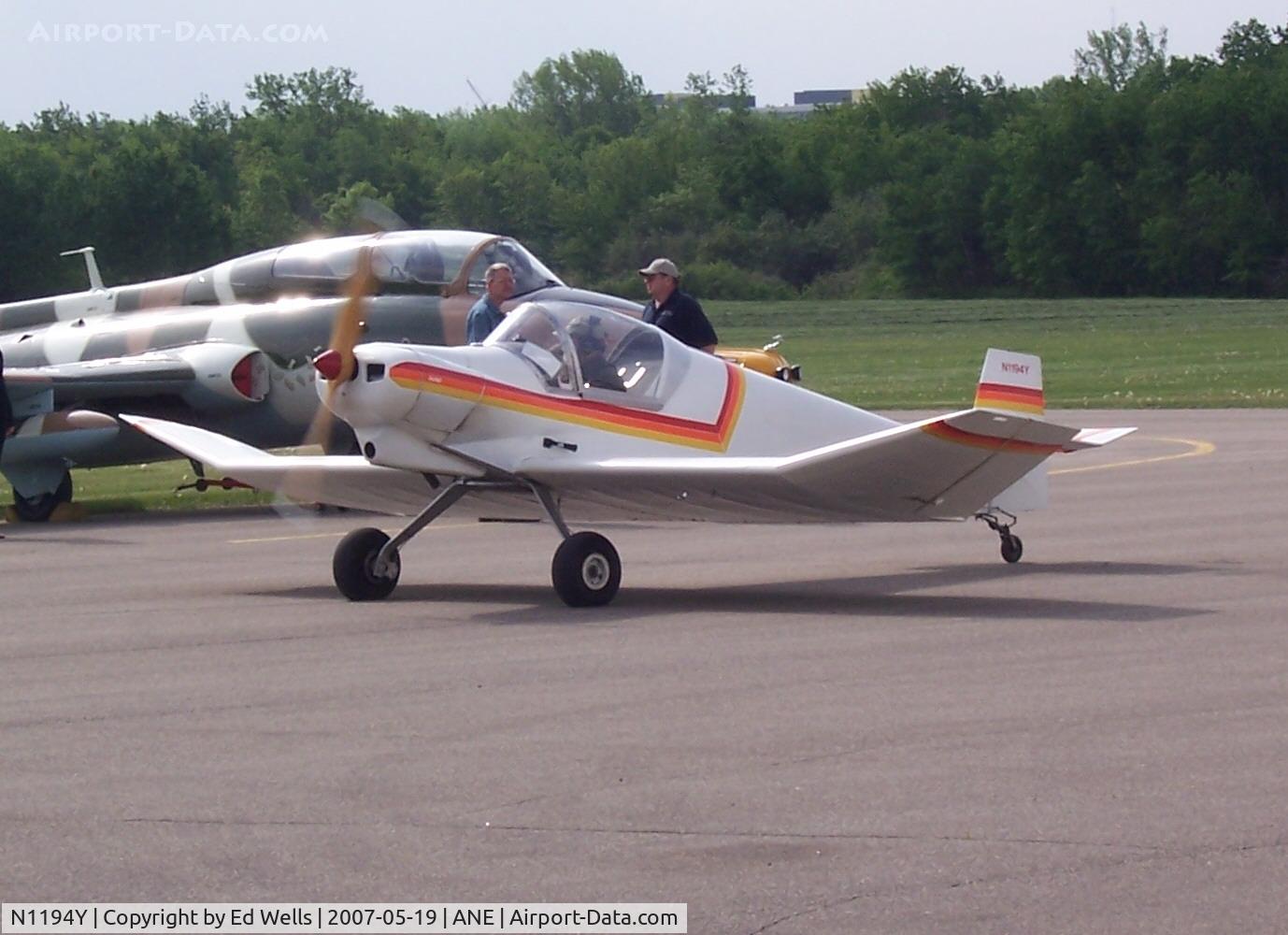 N1194Y, 1998 Jodel D-9 Bebe C/N GL-1-65, Blaine Aviation Days 2007