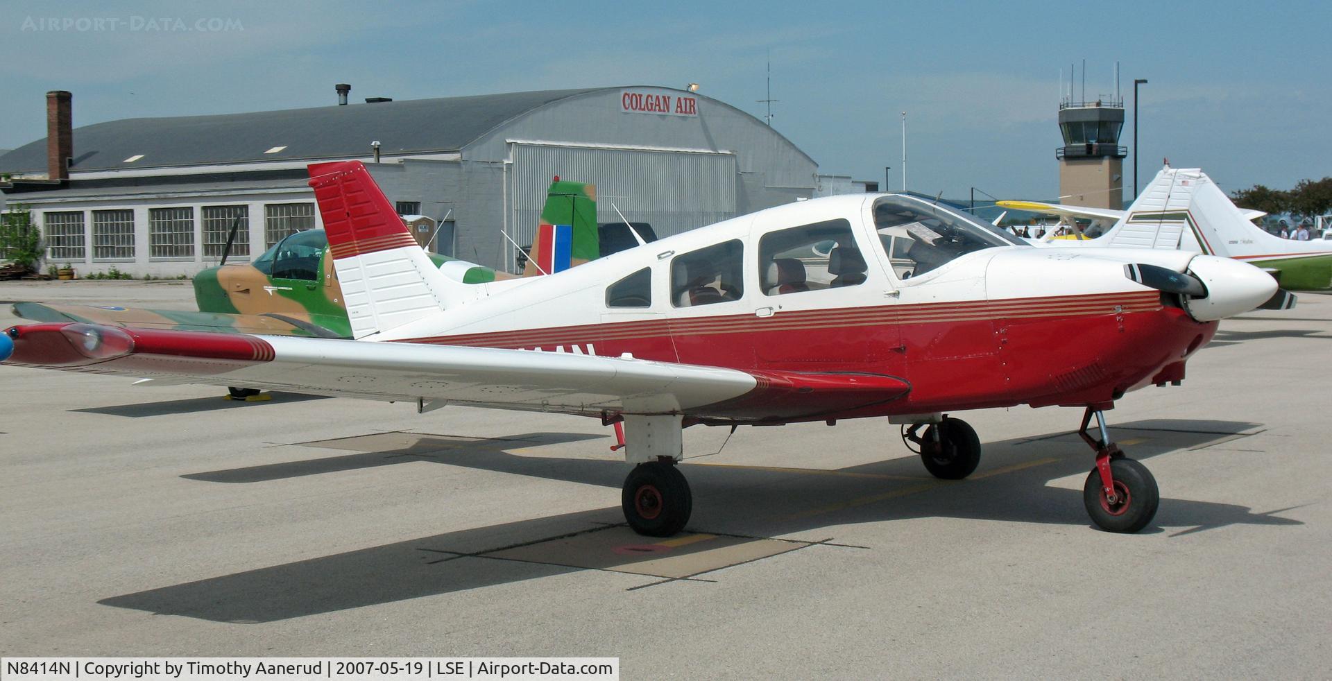 N8414N, 1981 Piper PA-28-181 C/N 28-8190278, 1981 Piper PA-28-181, c/n 28-8190278, Attending the Deke Slayton Airfest in La Crosse, WI
