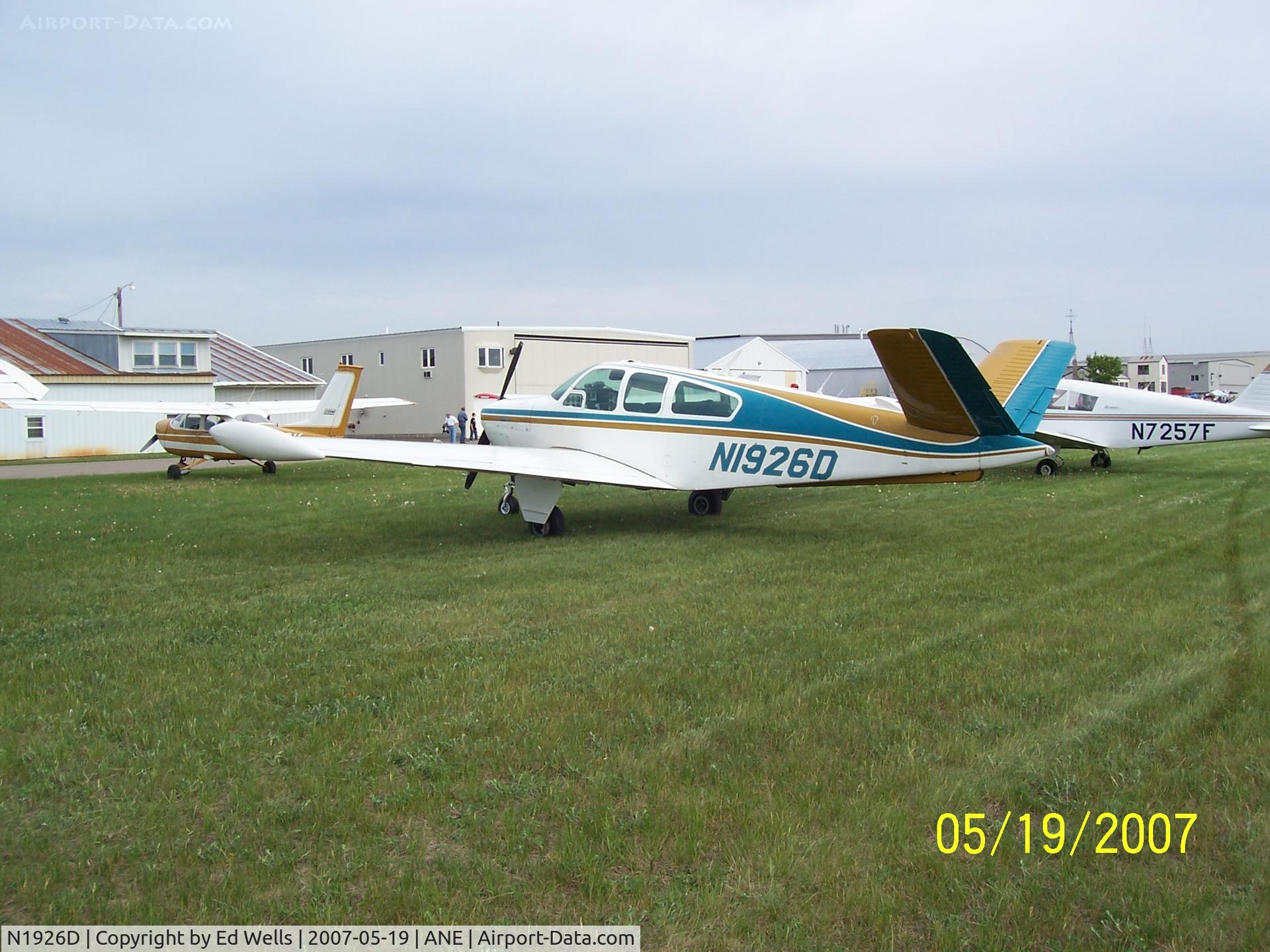 N1926D, 1956 Beech C35 Bonanza Bonanza C/N D-3198, Blaine Avation Days 2007