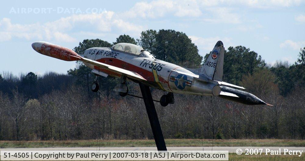 51-4505, 1951 Lockheed T-33A Shooting Star C/N 580-5800, Nice angle on this old warbird