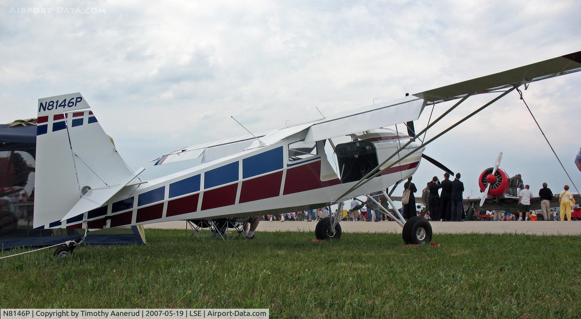 N8146P, 2005 Just Aircraft Highlander C/N JAESC0071, On display at the Deke Slayton Airfest in La Crosse, WI