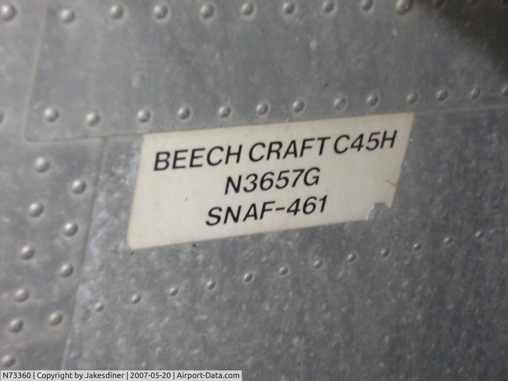 N73360, 1942 Beechcraft AT-11 C/N 1296, This tail was added to this aircraft in 2001