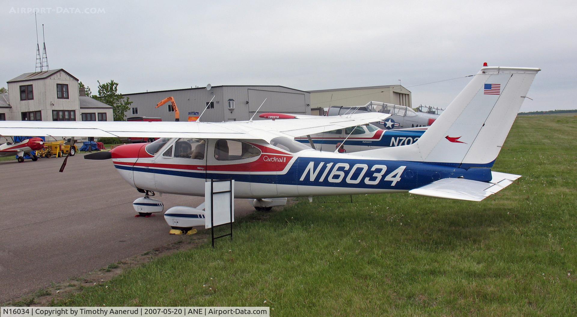 N16034, 1976 Cessna 177B Cardinal C/N 17702481, Discover Aviation Days 2007, Gateway Flying Club
