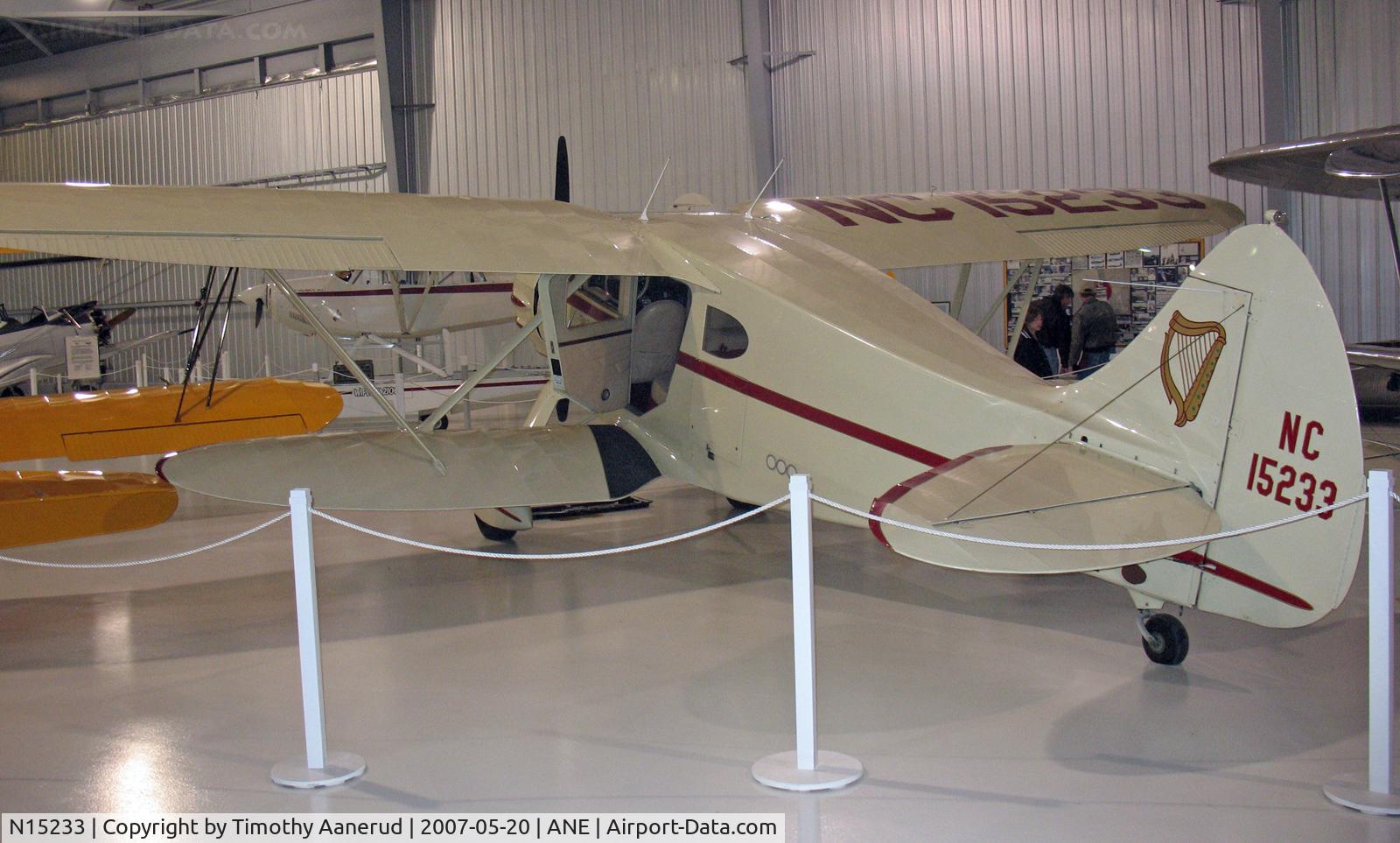 N15233, 1935 Waco CUC-1 C/N 4318, Discover Aviation Days 2007, Golden Wings Museum