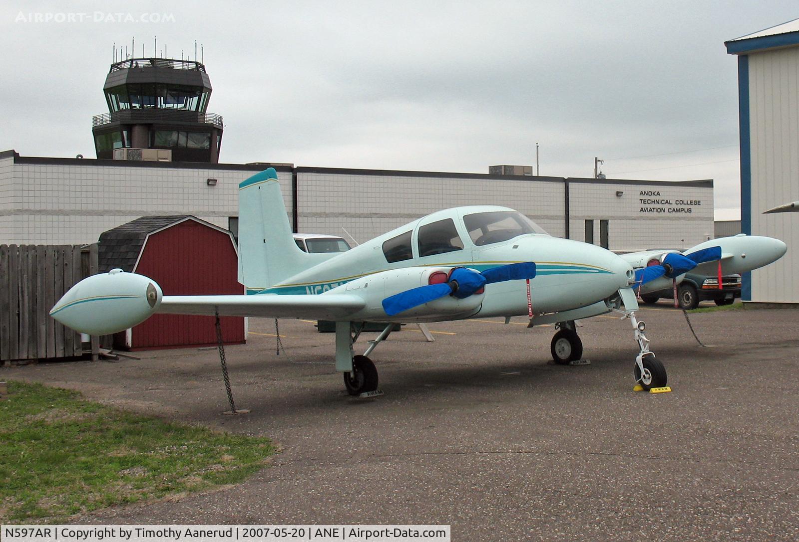 N597AR, 1958 Cessna 310B C/N 35693, Discover Aviation Days 2007, American Wings Museum