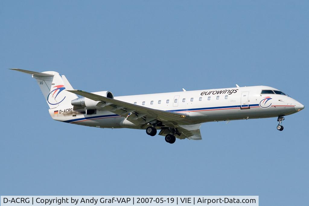 D-ACRG, 2002 Bombardier CRJ-200ER (CL-600-2B19) C/N 7630, Eurowings CRJ