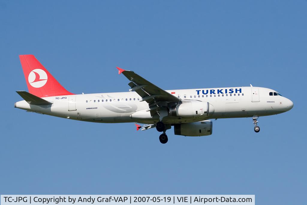 TC-JPG, 2007 Airbus A320-232 C/N 3010, Turkish Airlines A320